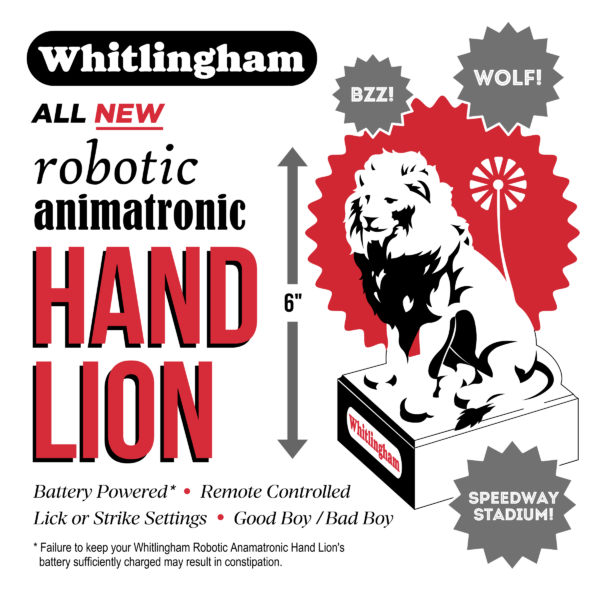 Whitlingham Robotic Animatronic Hand Lion